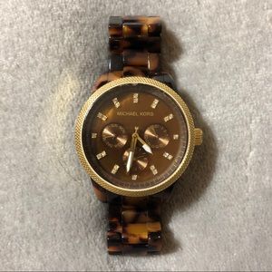 Michael Kors Tortoise Watch